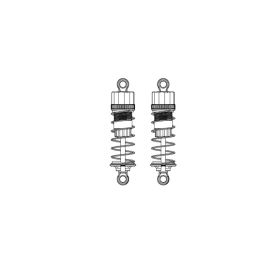 Rear oil-filled shock absorber