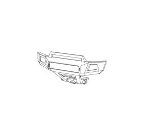 Front anti-collision parts including LED