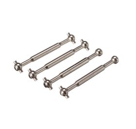 Drive shafts front and rear