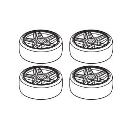 Wheels and drift tires 4pcs 